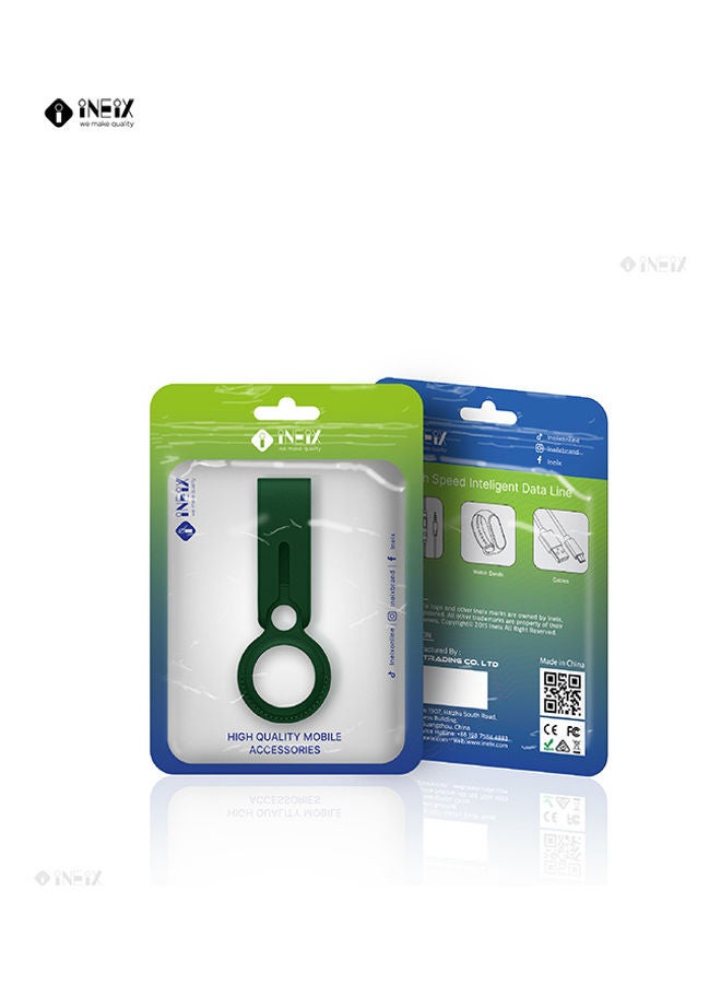 INEIX - Protective Case Cover For Apple AirTag Green - Image 1