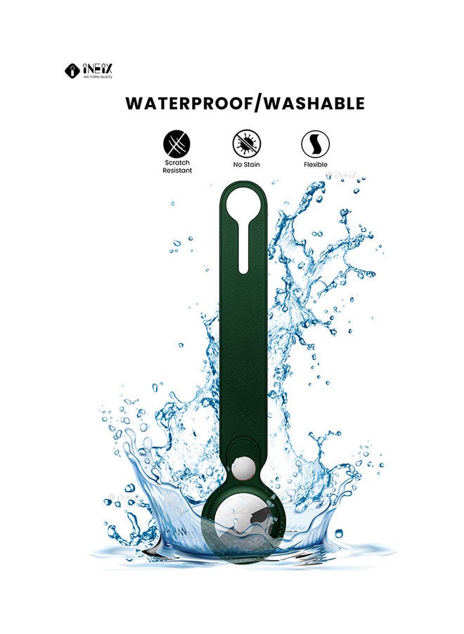 INEIX - Protective Case Cover For Apple AirTag Green - Image 1