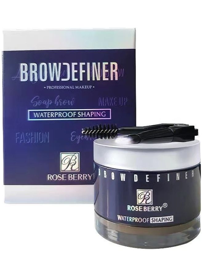 ROSE BERRY - Eyebrow Definer Gel And Soap Chocolate - Image 1