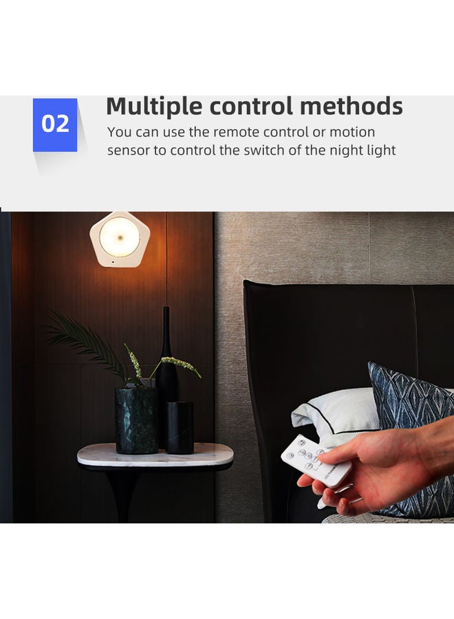 Rotatable Plug-In Motion Sensor Light With Timing Function White 10.50x7.90x9.30centimeter - Image 4