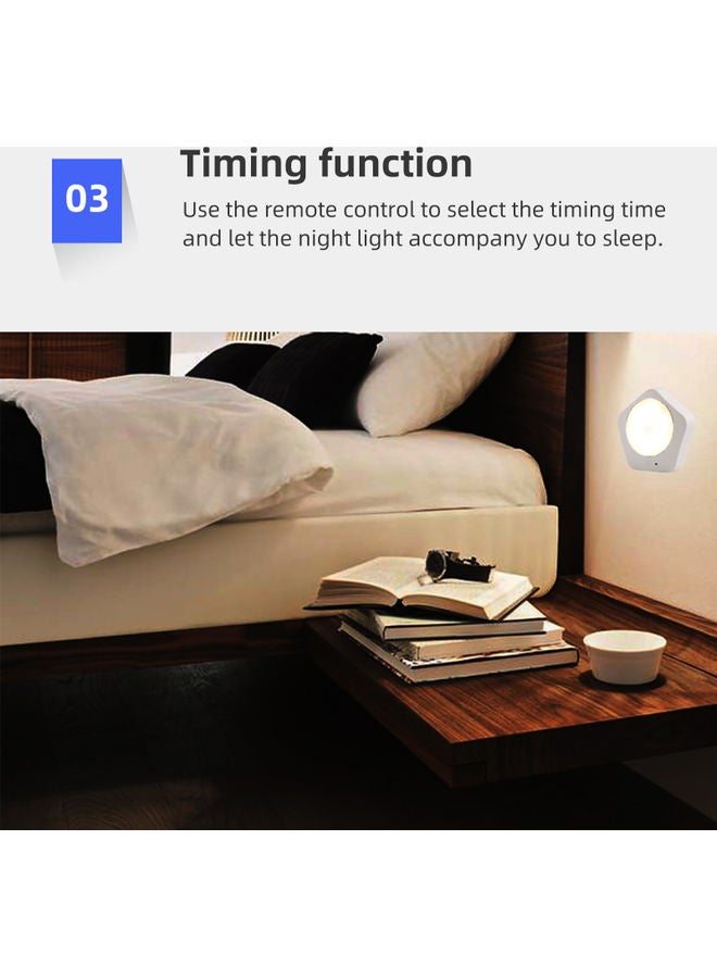 Rotatable Plug-In Motion Sensor Light With Timing Function White 10.50x7.90x9.30centimeter - Image 5