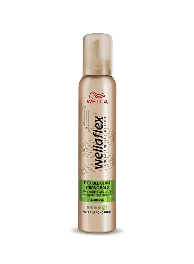 WELLA - Wellaflex Flexible Ultra Strong Hold Mousse - Image 1
