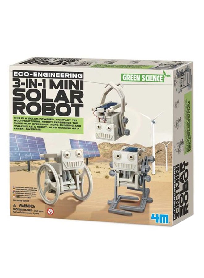 4m 3-In-1 Eco-Engineering Mini Solar Robot  - Image 1