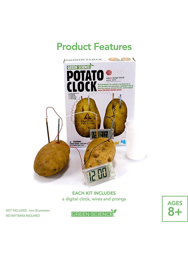 Kidz Labs Green Science Potato Digital Clock - v1629890261/N11008948A_4