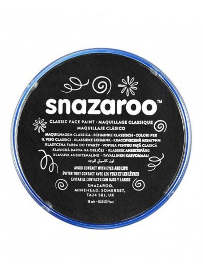 سنازارو ألوان كلاسيكية للرسم على الوجه- أسود 18ملليلتر