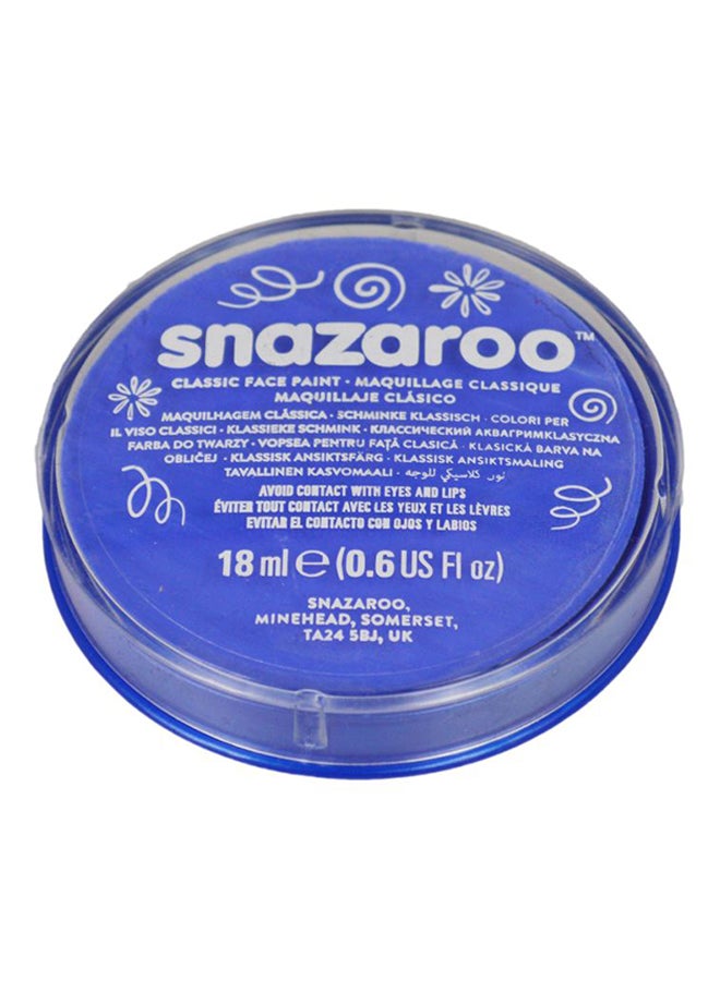 سنازارو طلاء احترافي للوجه - لون أزرق سماوي مقاس 18 سنتيمترا. 18سم