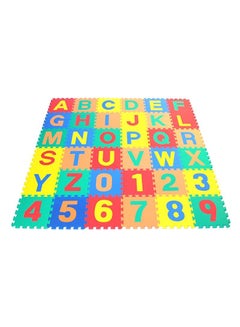 Rainbowtoy 36 Tiles Letters And Number Puzzle Play Mat  - Image 1