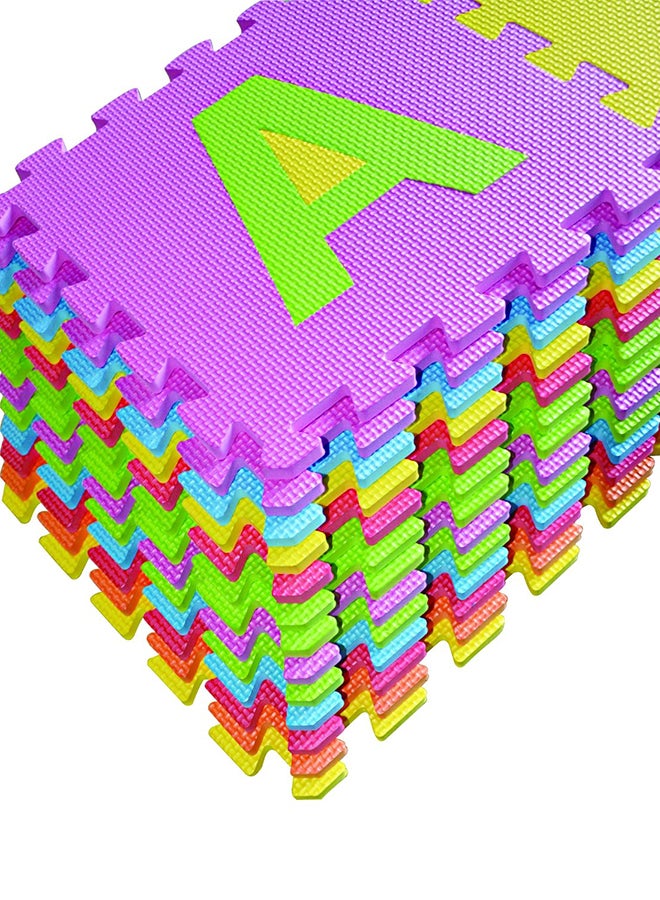 Rainbowtoy - 36 Tiles Letters And Number Puzzle Play Mat - Image 1