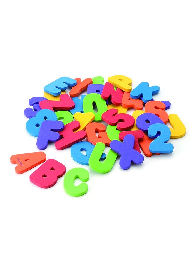 Munchkin - 36-Piece Learn Letters Bath Toy Set - Image 1