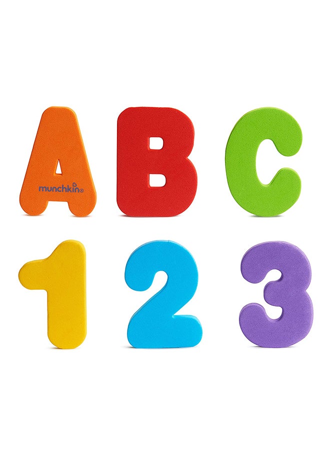 Munchkin - 36-Piece Learn Letters Bath Toy Set - Image 1