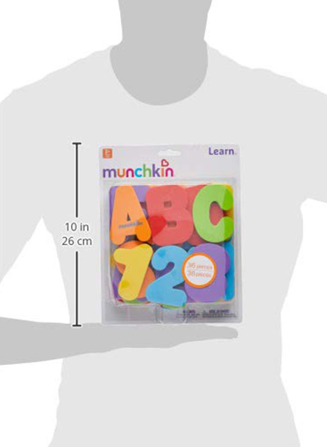 Munchkin - 36-Piece Learn Letters Bath Toy Set - Image 1
