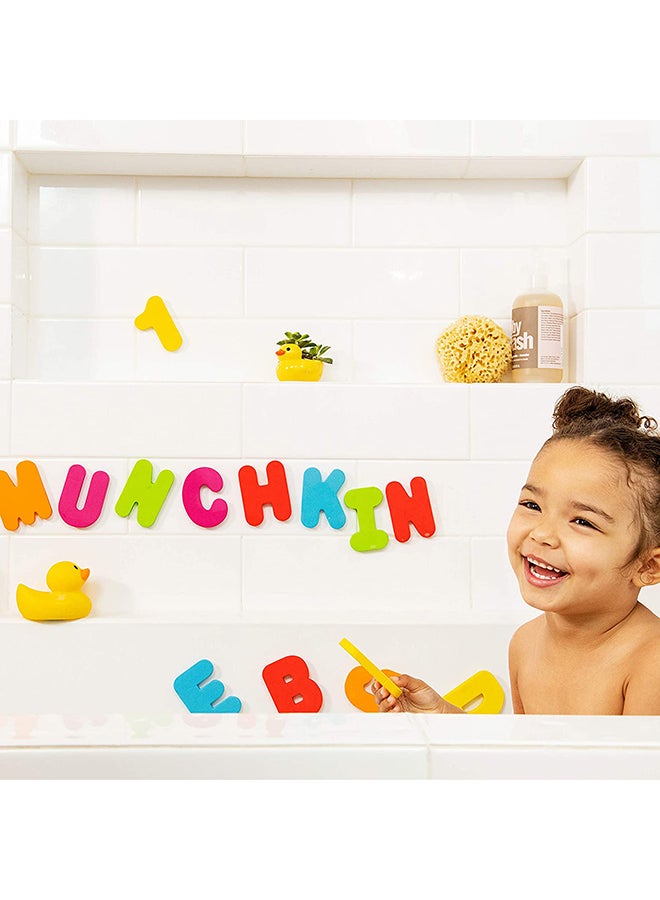 Munchkin - 36-Piece Learn Letters Bath Toy Set - Image 1