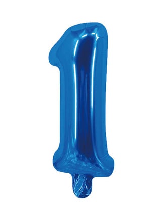 Number 1 Birthday Foil Balloon - Blue 16x1.5x1.5inch - v1629890296/N16196788A_1