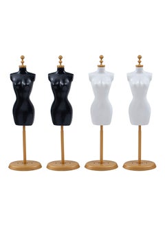 4-Piece Doll Dress Mannequin Set
