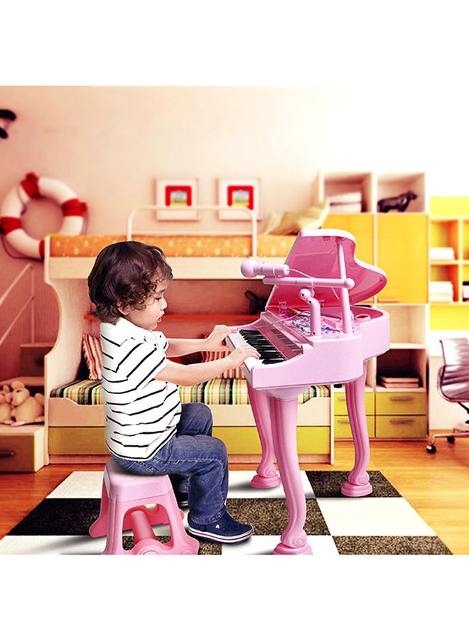 BAOLI Little Princess Piano With Bench And Microphone 650X430X140 Millimeter - Image 2