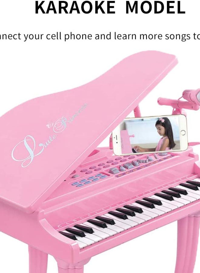 BAOLI Little Princess Piano With Bench And Microphone 650X430X140 Millimeter - Image 5