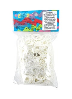 Rainbow Loom 600-Piece Glow Rubber Band With 24 C-Clip Set B0020  - Image 3