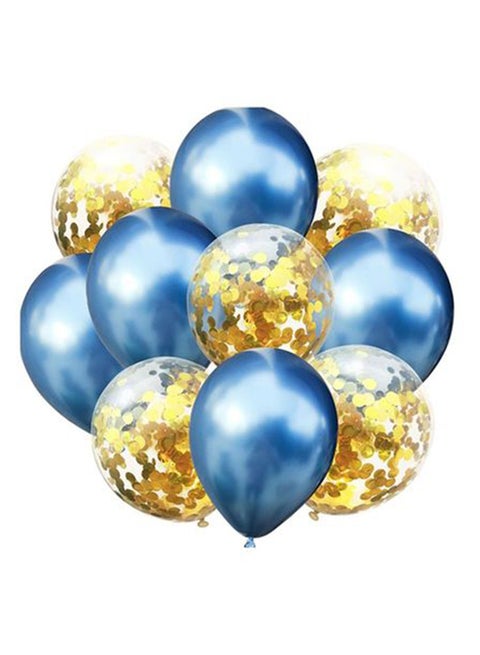 10-Piece Decorative Party Balloons 3.9x7.9x5.9inch
