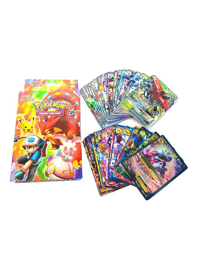 GObuy 100 -Piece Pokemon Ex Gx Trading Card Game