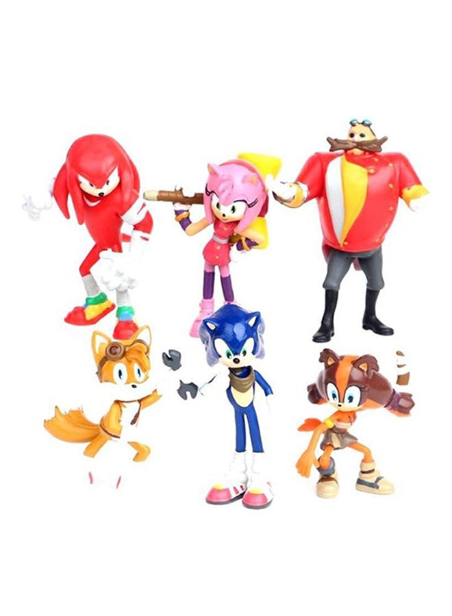 يونيك 6 مجسمات لشخصيات الأكشن من فيلم "Sonic the Hedgehog" - Image 1