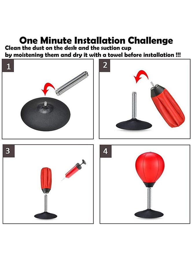 Beauenty Desk Boxing Punching Ball With Suction Cup Stress Relief Toy - Image 3