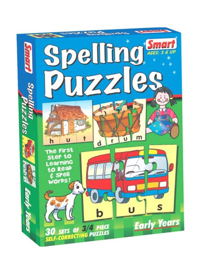 Smart Pack Of 30 Spelling Self-Correcting Puzzle 1023 