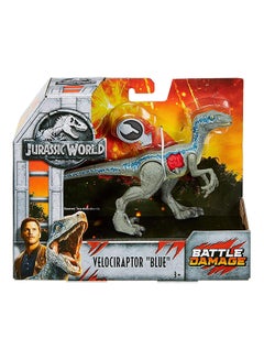 Battle Damage Velociraptor Figure FNB33