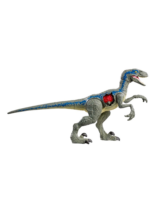 Jurassic World Toys - Battle Damage Velociraptor Figure FNB33 - Image 1