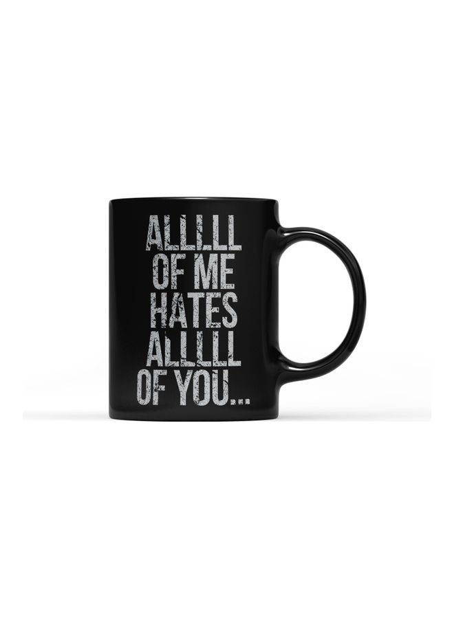 LOUD UNIVERSE Funny Music Lyrics John Legend Printed Coffee Mug Black/White  - Image 1