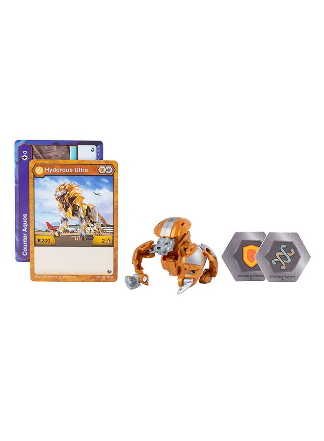 4-Pieces Ultra Aurelus Hydorous Bakugan Battle Planet Set-Assorted 25centimeter