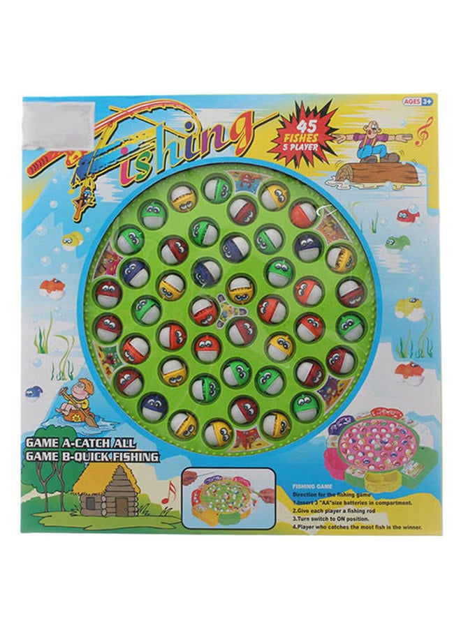 Fishing Game 45 Fishes 5 Players For Kids 