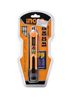 INGCO Voltage And Current Meter Pen Yellow 11.6cm 