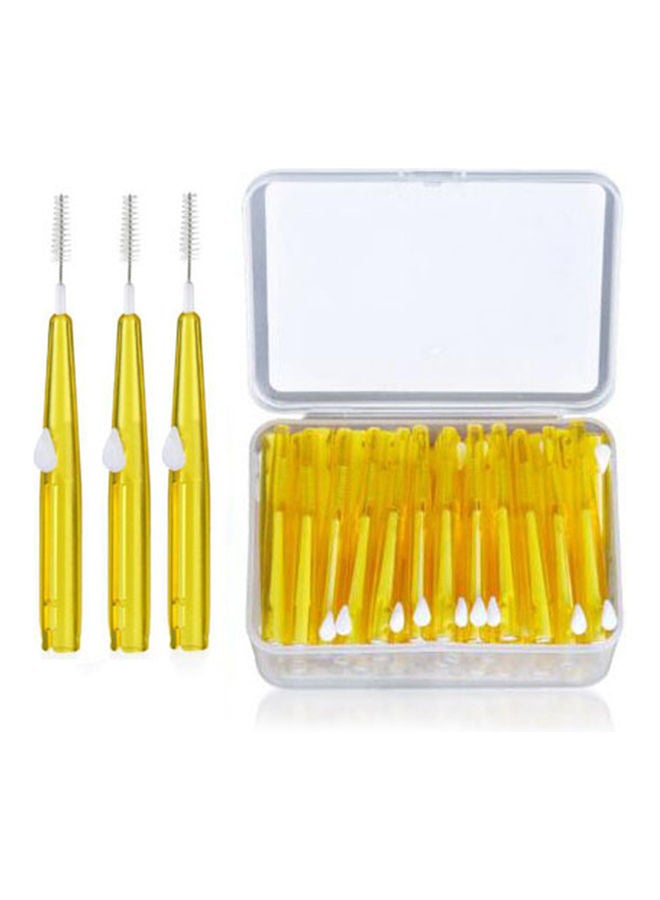 60-Piece Oral Hygiene Interdental Cleaning Brushes - Image 1