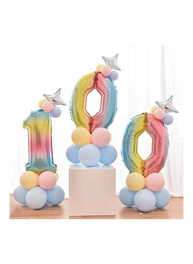 10-Piece Foil Number Balloons - Image 4