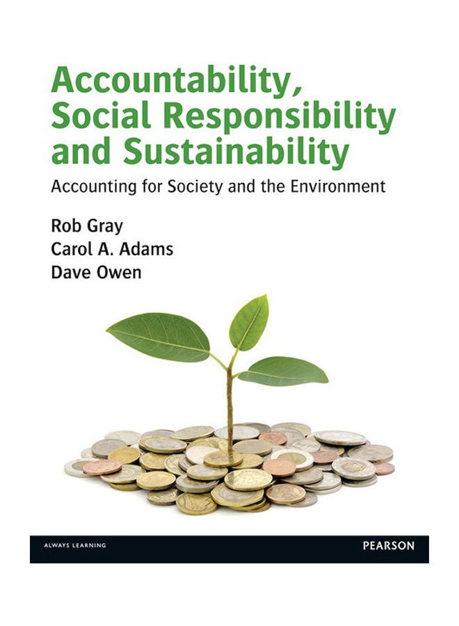 null - Accountability Social Responsibility And Sustainability: Ac Paperback English by Rob Gray and Carol Adams and Dave Owen - 2014 - Image 1