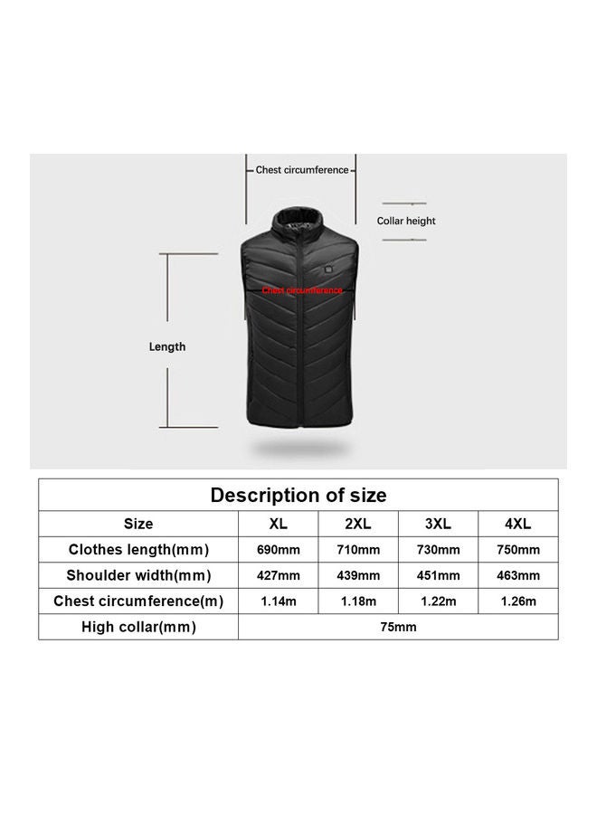 Generic Outdoor Flexible USB Heating Vest 4XL - Image 3
