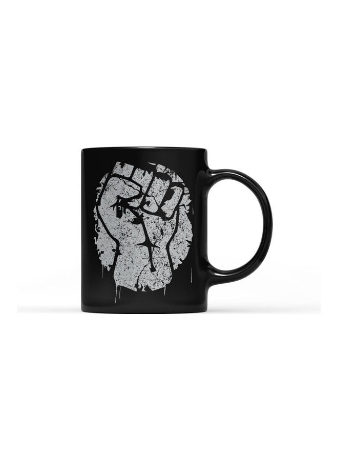 LOUD UNIVERSE Hulk Punch Printed Coffee Mug Black/White  - Image 1