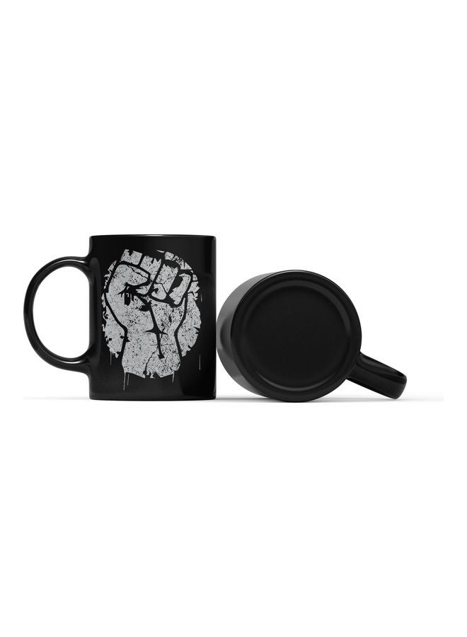 LOUD UNIVERSE Hulk Punch Printed Coffee Mug Black/White  - Image 2