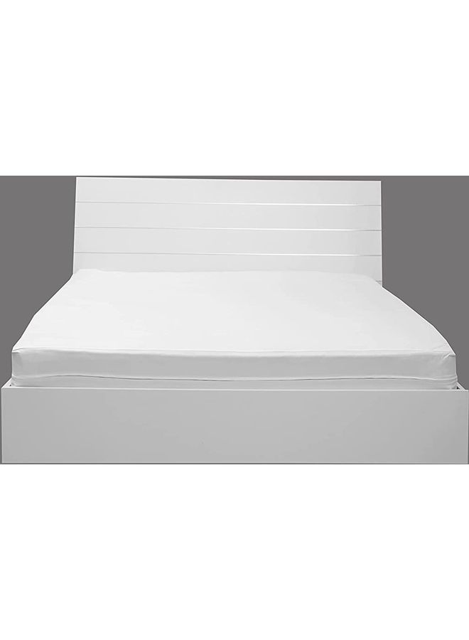Maestro - Solid Mattress Encasement Microfiber White 150x200cm - Image 1