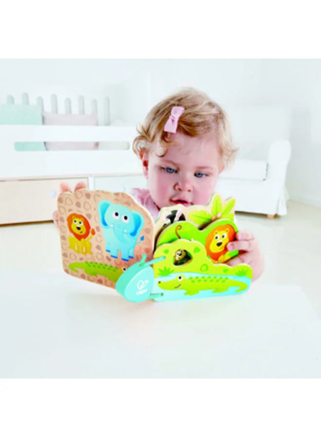 Hape Infant Board Book Baby'S Wild Animal