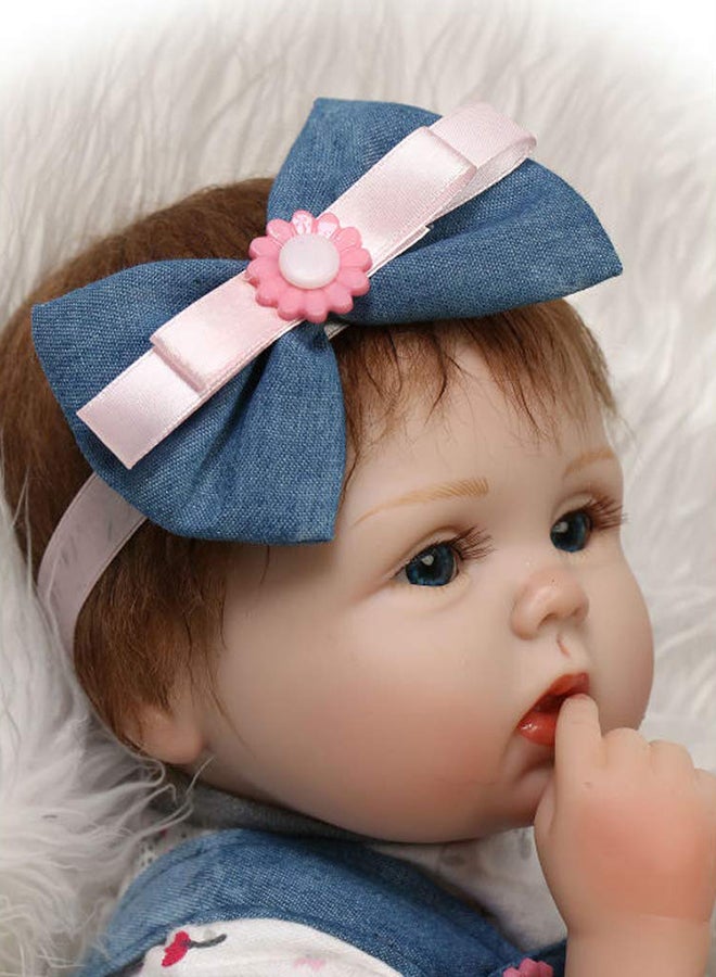 NPK Reborn Silica Gel Baby Doll 16Inch 100% Handmade Craftwork With Hand Painting 50x20x14cm  - Image 3