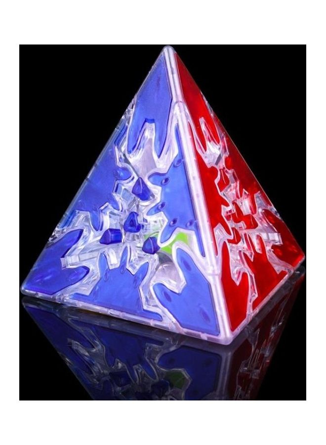 BGM Pyramid Transparent Gear Series Third Order Rubik Cube Puzzle Toy - Image 1