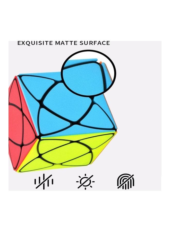 BGM Alien Difficult Four Leaf Clover Maple Rubik Cube Puzzle Toy - Image 2