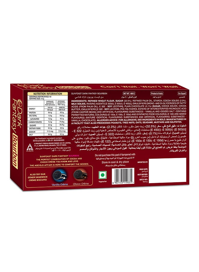 Sunfeast - Dark Fantasy Bourbon 4 Pieces 400grams - Image 1