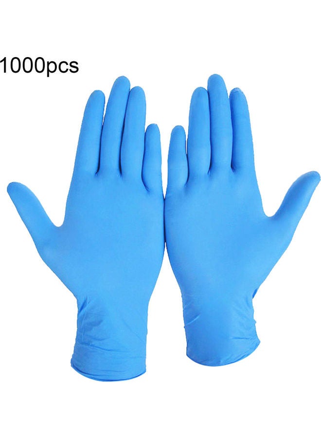 Generic 1000-Pieces Disposable Anti-stain Oilproof Disposable Gloves Blue 34x23x25.5cm  - Image 1