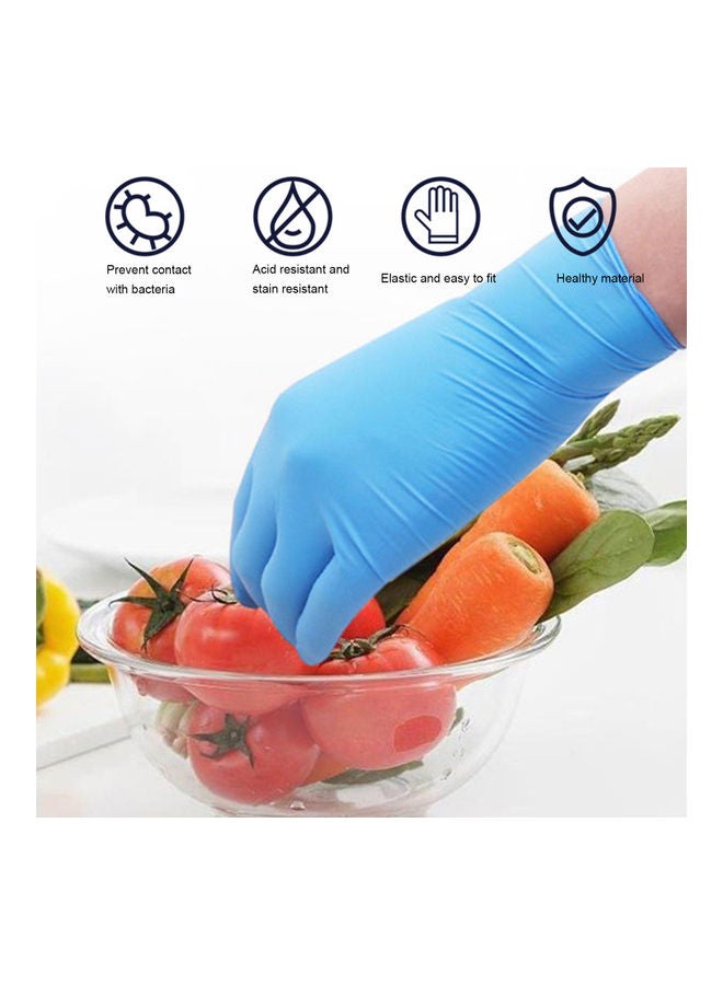 Generic 1000-Pieces Disposable Anti-stain Oilproof Disposable Gloves Blue 34x23x25.5cm  - Image 2