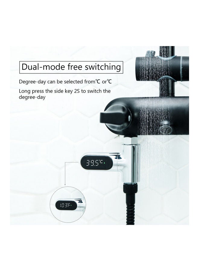 Intelligent Water Thermometer Silver 10.10x5.00x10.10cm - Image 2