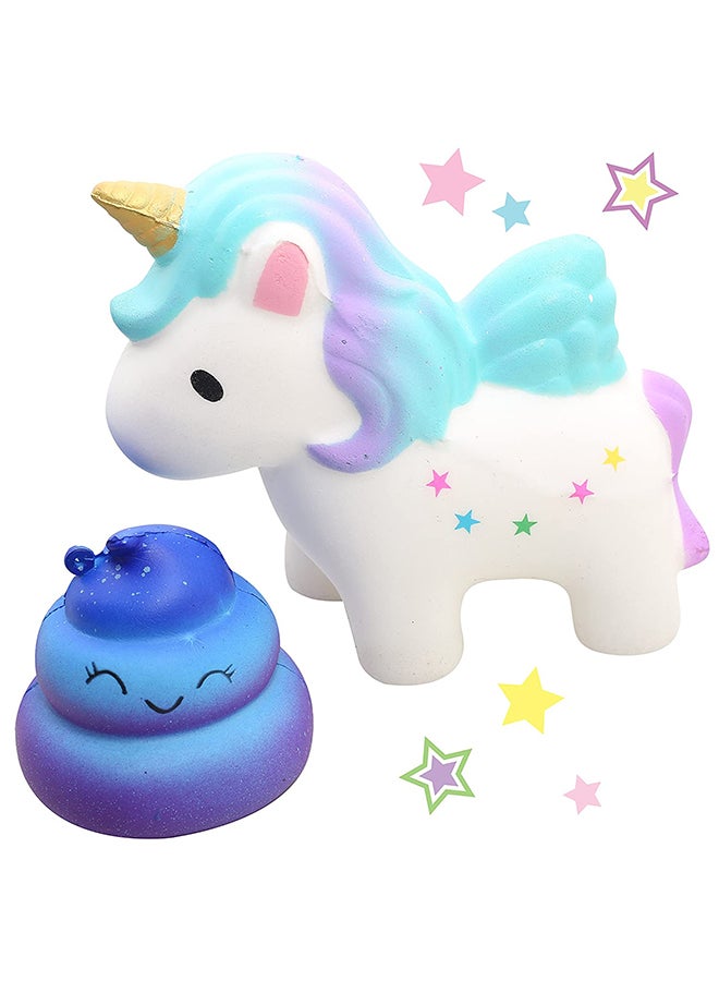 QiaoKai Unicorn Horse Squishy Stress Relieving Toy - Image 2