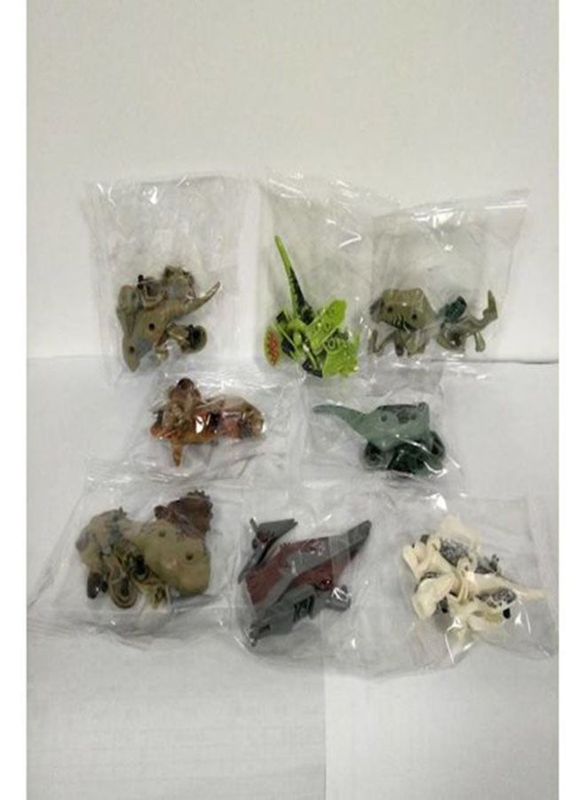 QiaoKai 8-Piece Jurassic Park Dinosaur Animal Figure Play Toy  - Image 2