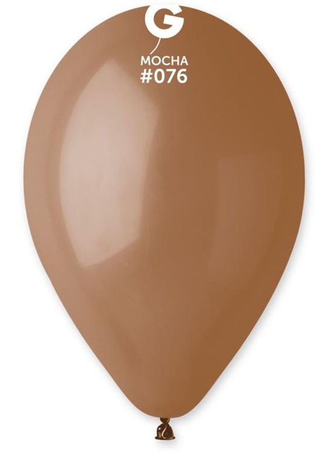 Gemar 12in Std Ltx Brown Color Balloon 100ct - Image 2